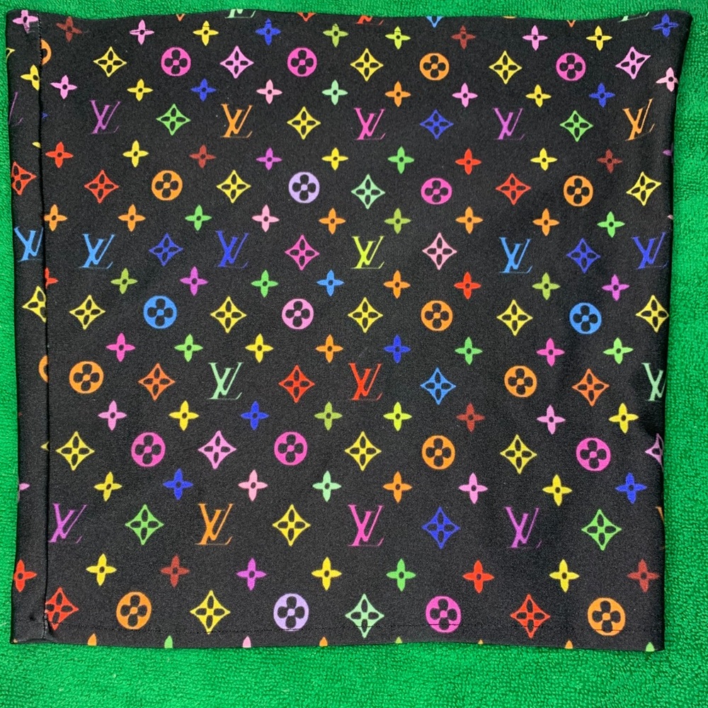 Multi color Louis Vuitton tube top